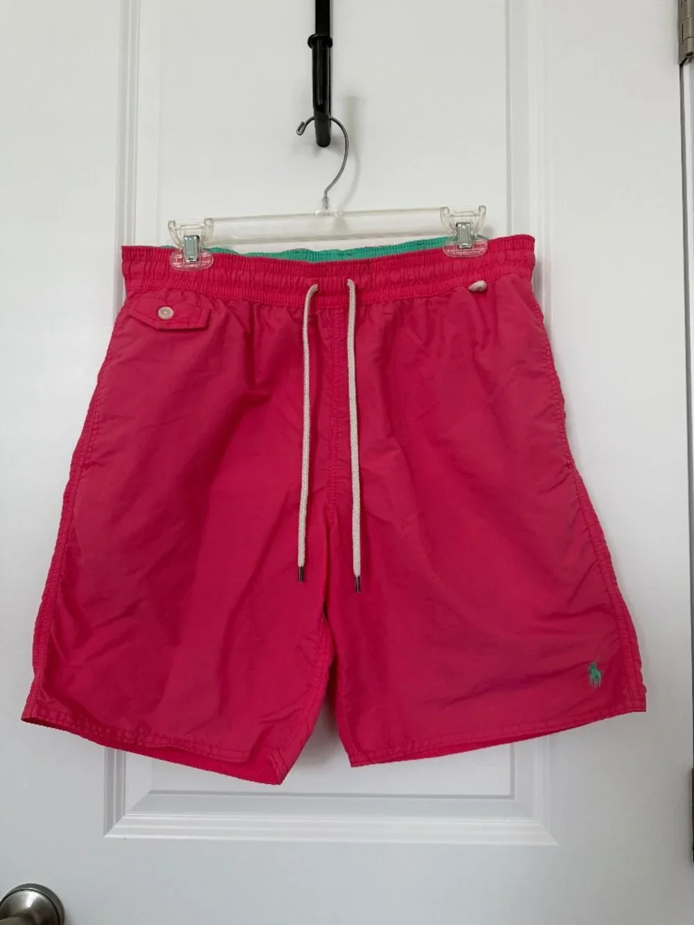 Men's Polo Ralph Lauren Pink Swim Trunks
